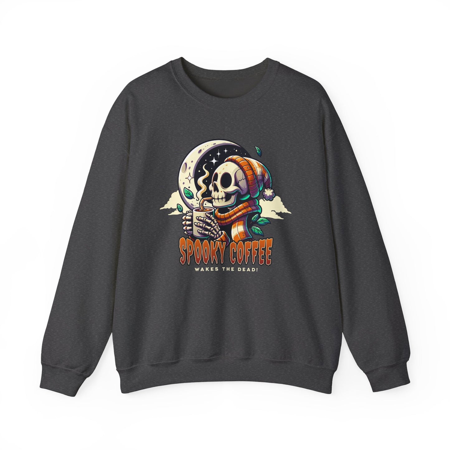Spooky Coffee Crewneck Sweatshirt
