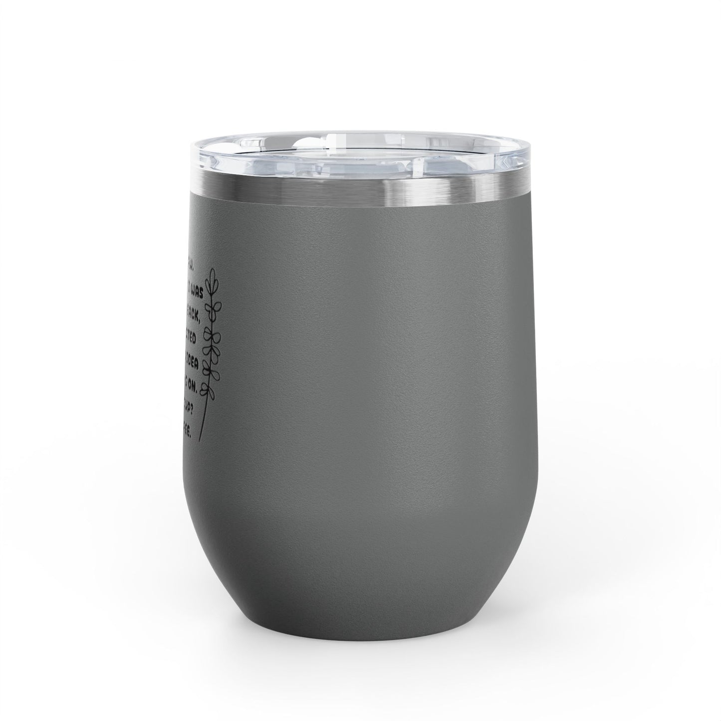 Scatterbrain 12oz Insulated Wine Tumbler