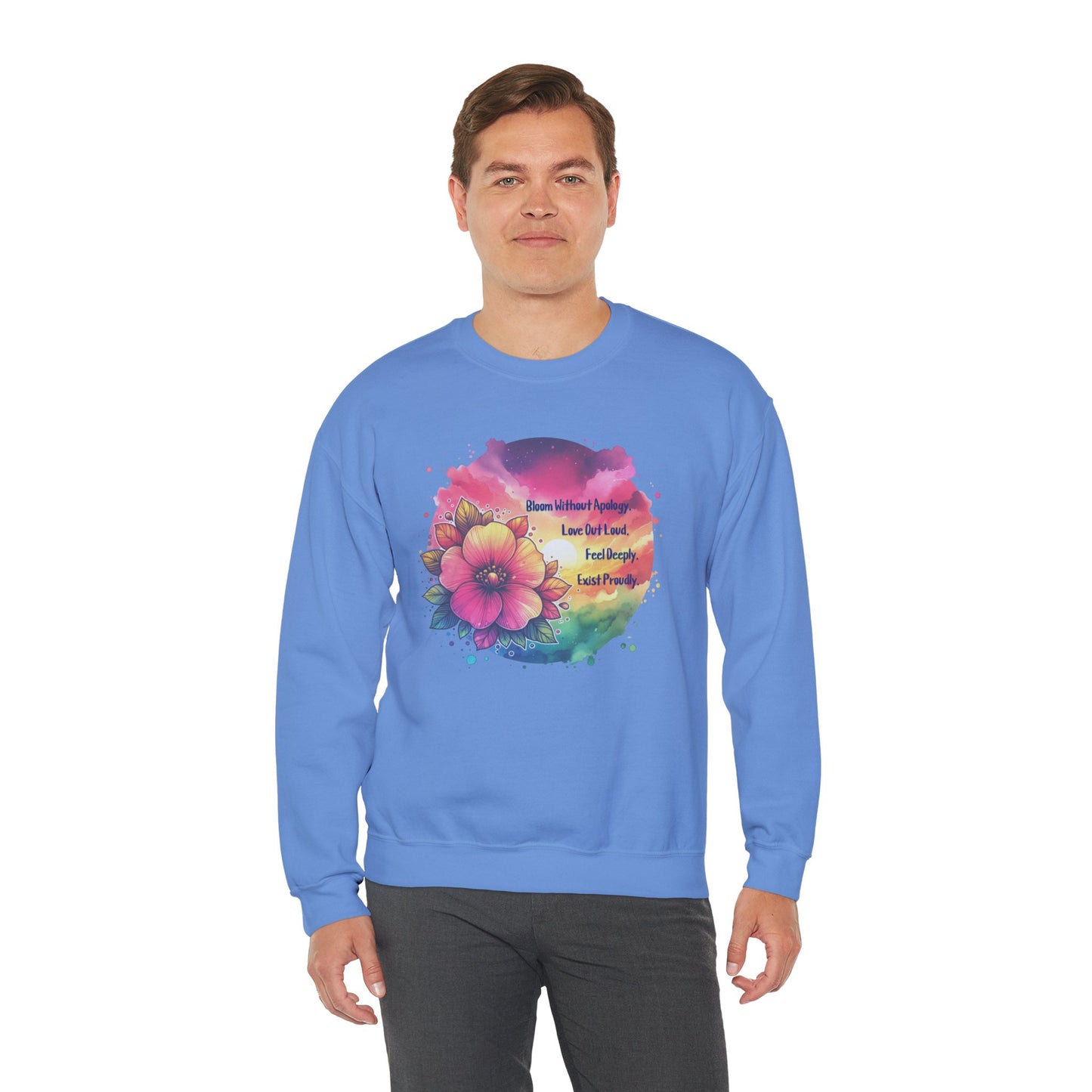 Bloom Without Apology Unisex Crewneck Sweatshirt