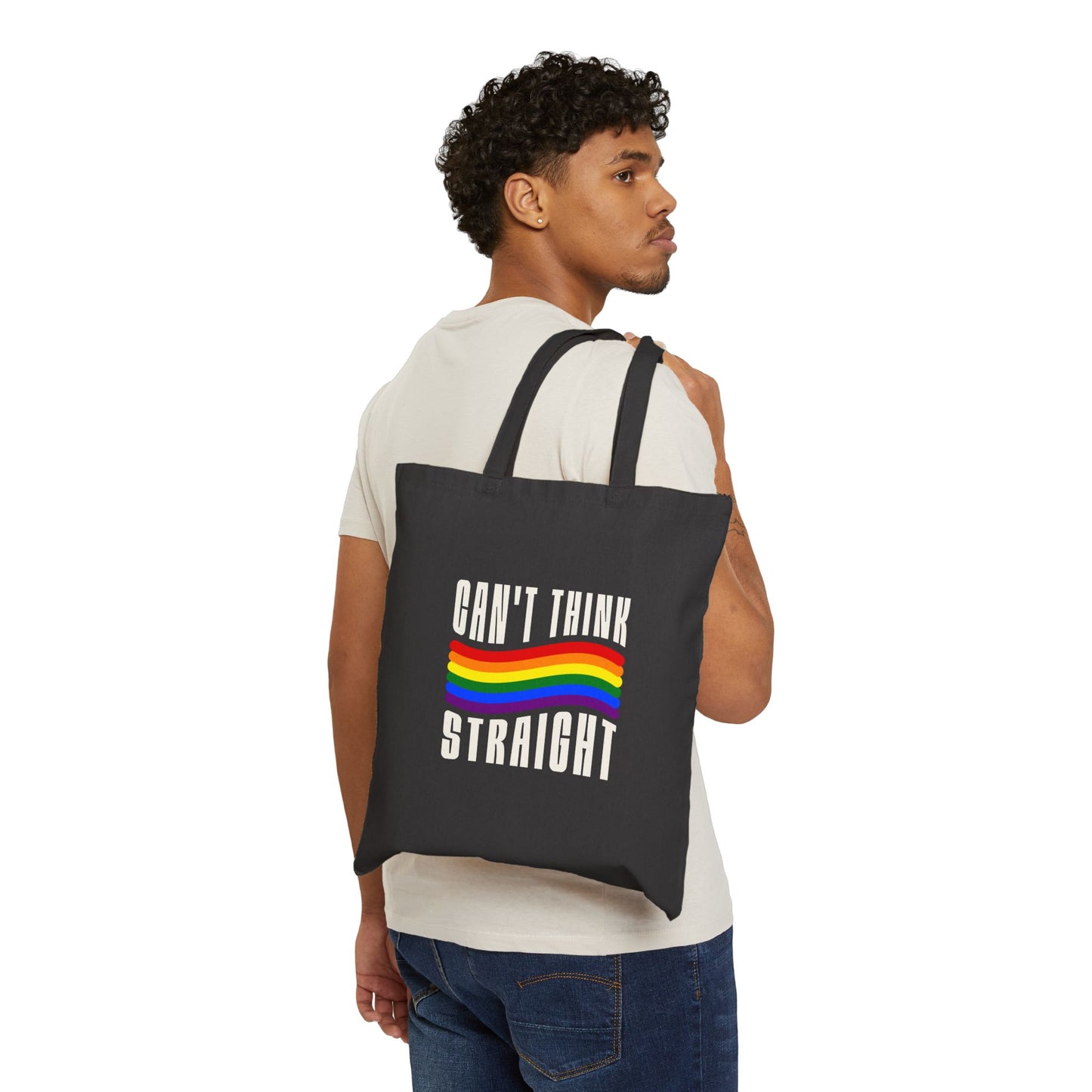 Can't Think Straight Cotton Canvas Tote Bag