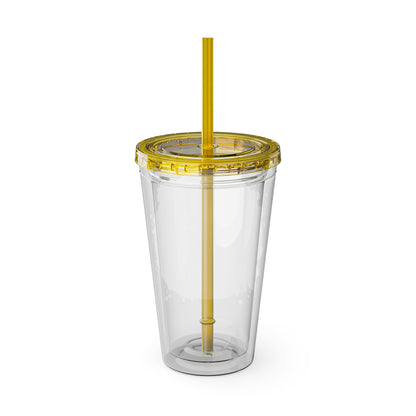 Bloom Without Apology 16oz. Insulated Tumbler with Straw