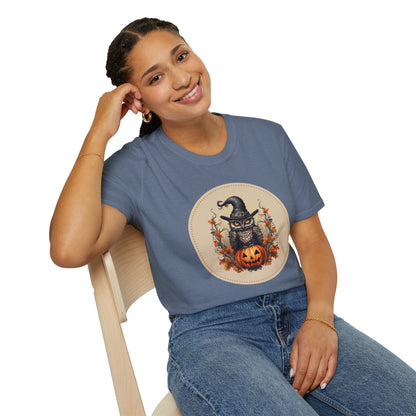 Halloween Owl Unisex Graphic T-Shirt