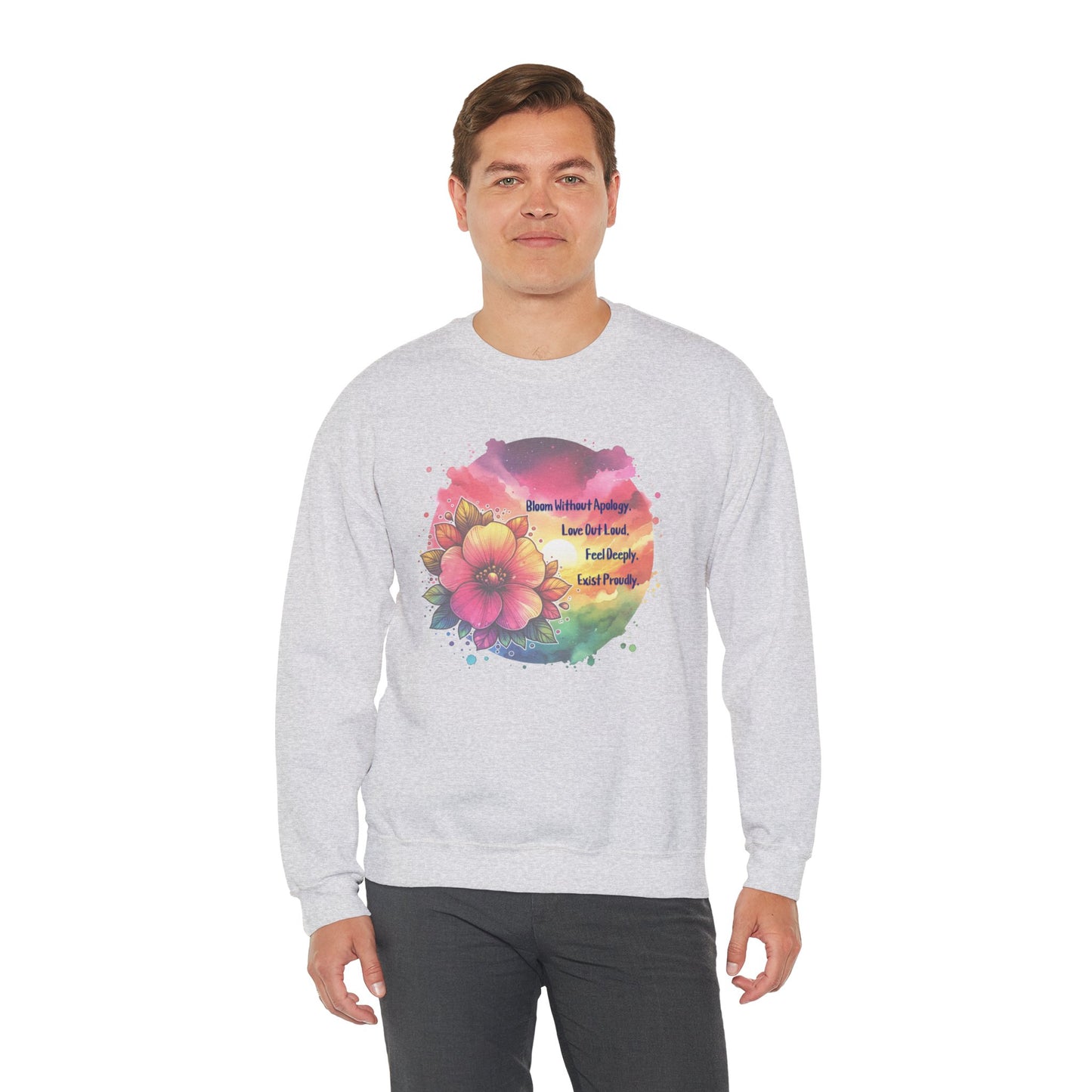 Bloom Without Apology Unisex Crewneck Sweatshirt