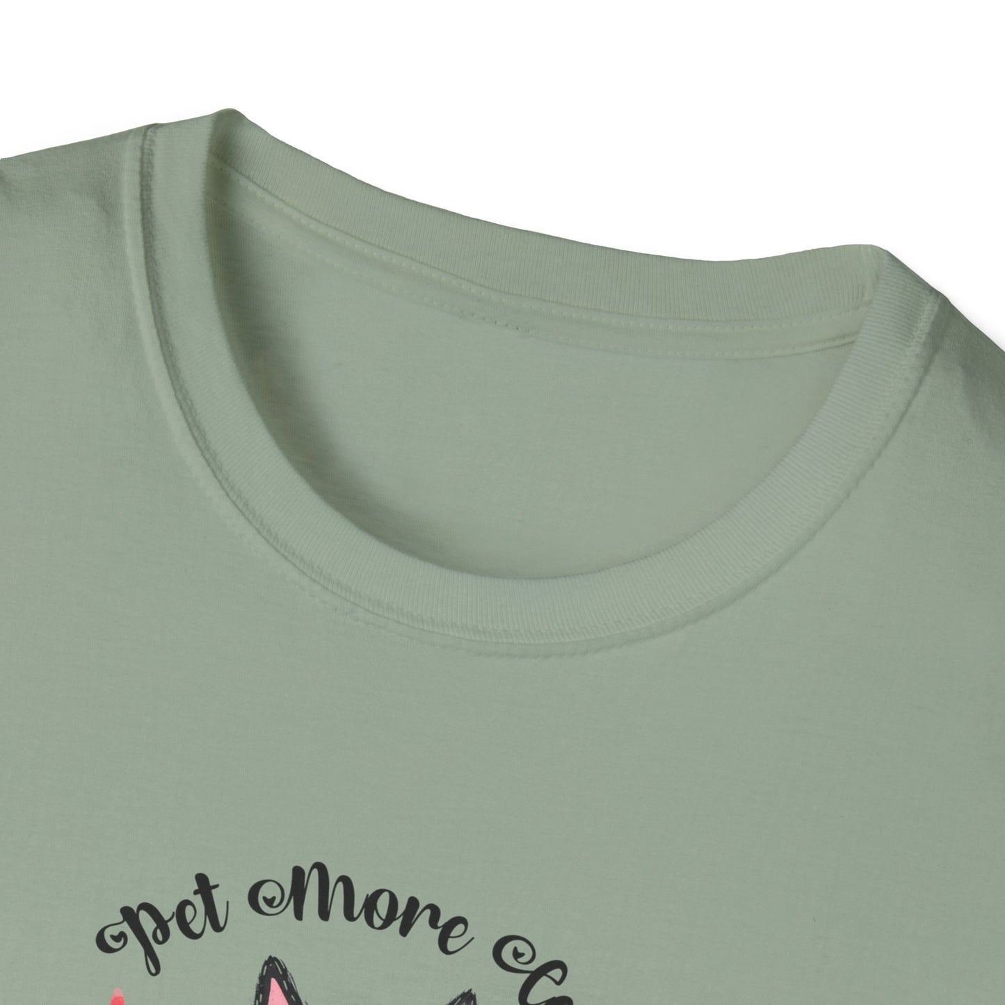 Pet More Cats Give Less F*cks Unisex T-Shirt