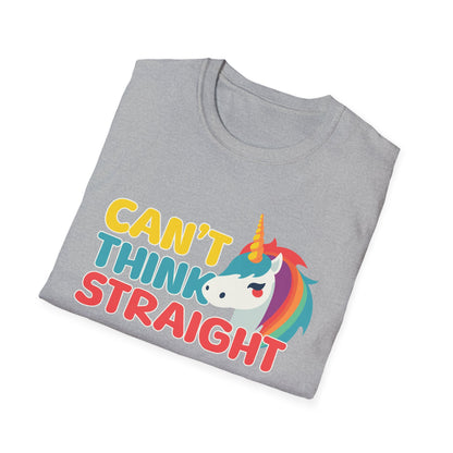 Unicorn Can't Think Straight Unisex Graphic T-Shirt