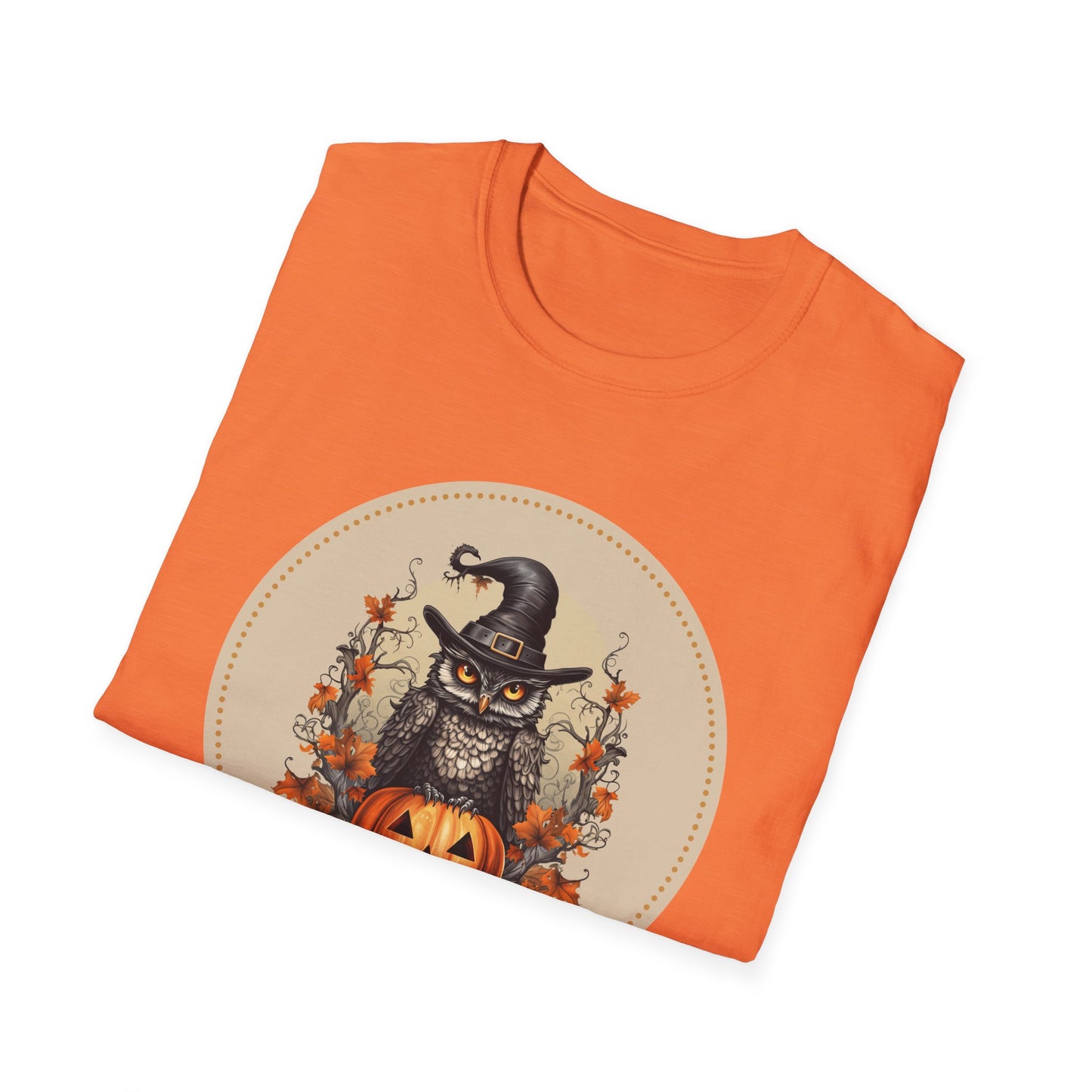 Halloween Owl Unisex Graphic T-Shirt