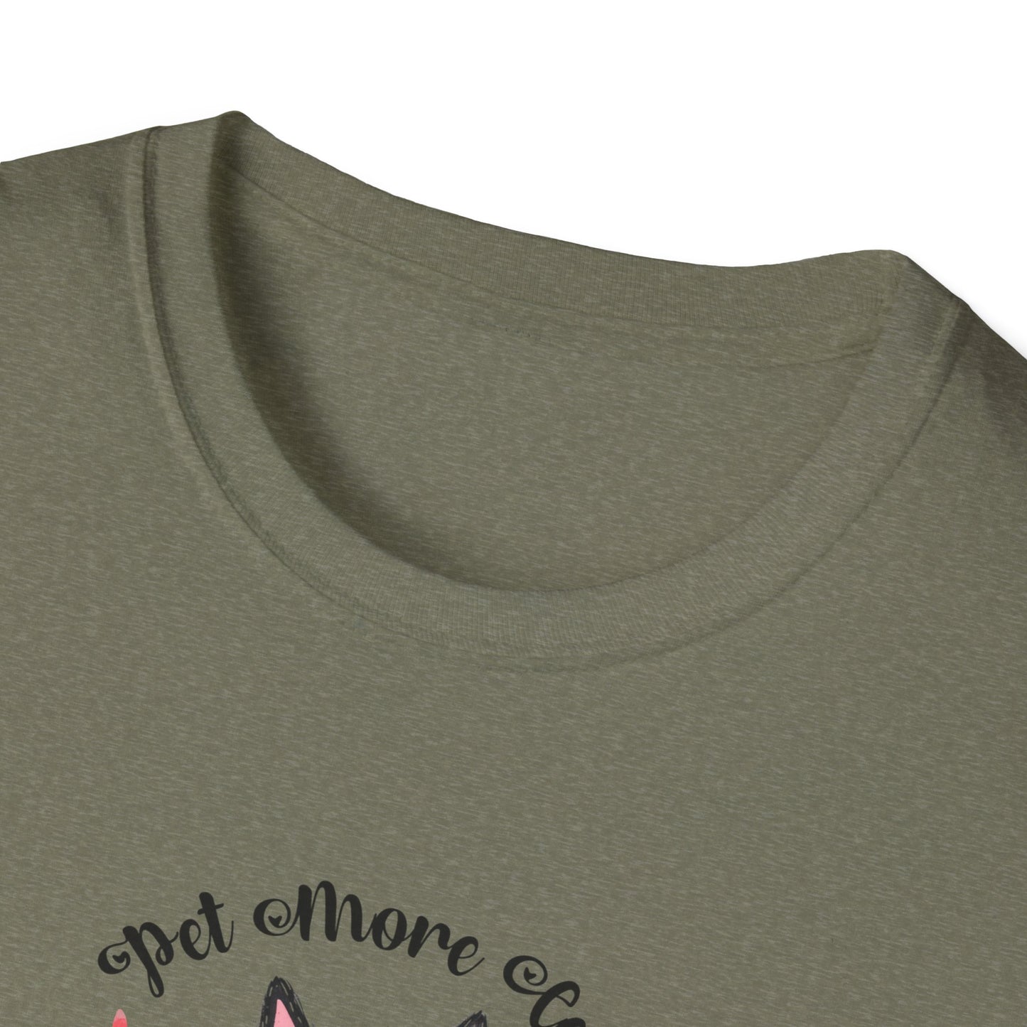 Pet More Cats Give Less F*cks Unisex T-Shirt