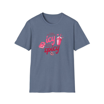 Icy Coffee & Spicy Book Lover Unisex T-Shirt