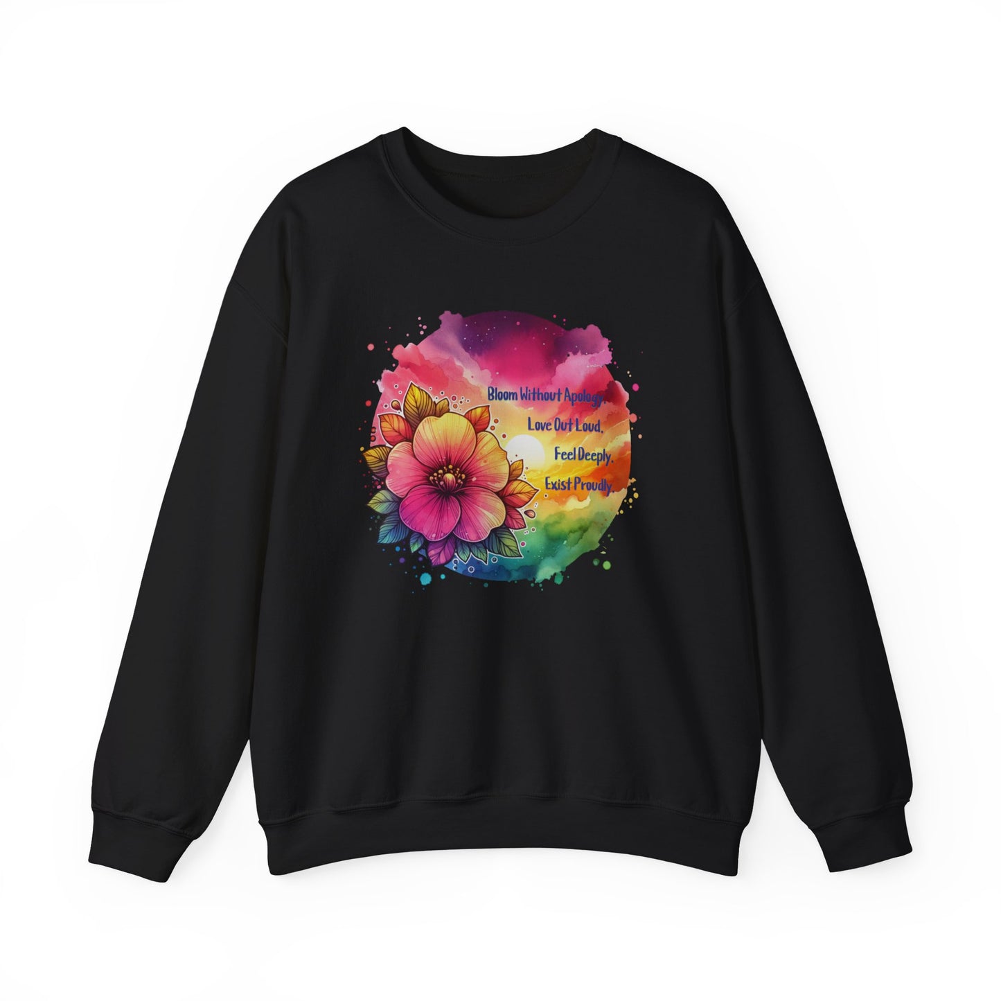 Bloom Without Apology Unisex Crewneck Sweatshirt
