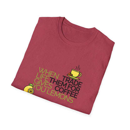 Trade Lemons for Coffee Unisex Graphic T-Shirt