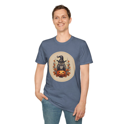 Halloween Owl Unisex Graphic T-Shirt