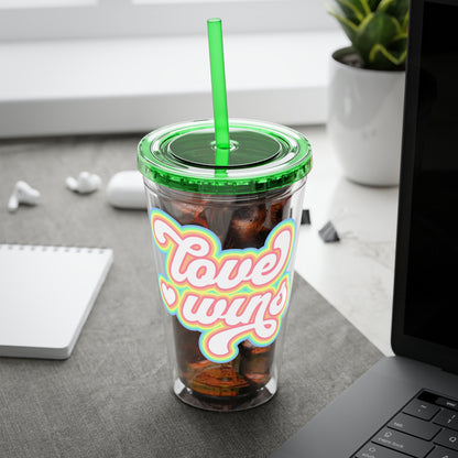 Love Wins 16oz. Insulated Tumbler with Straw