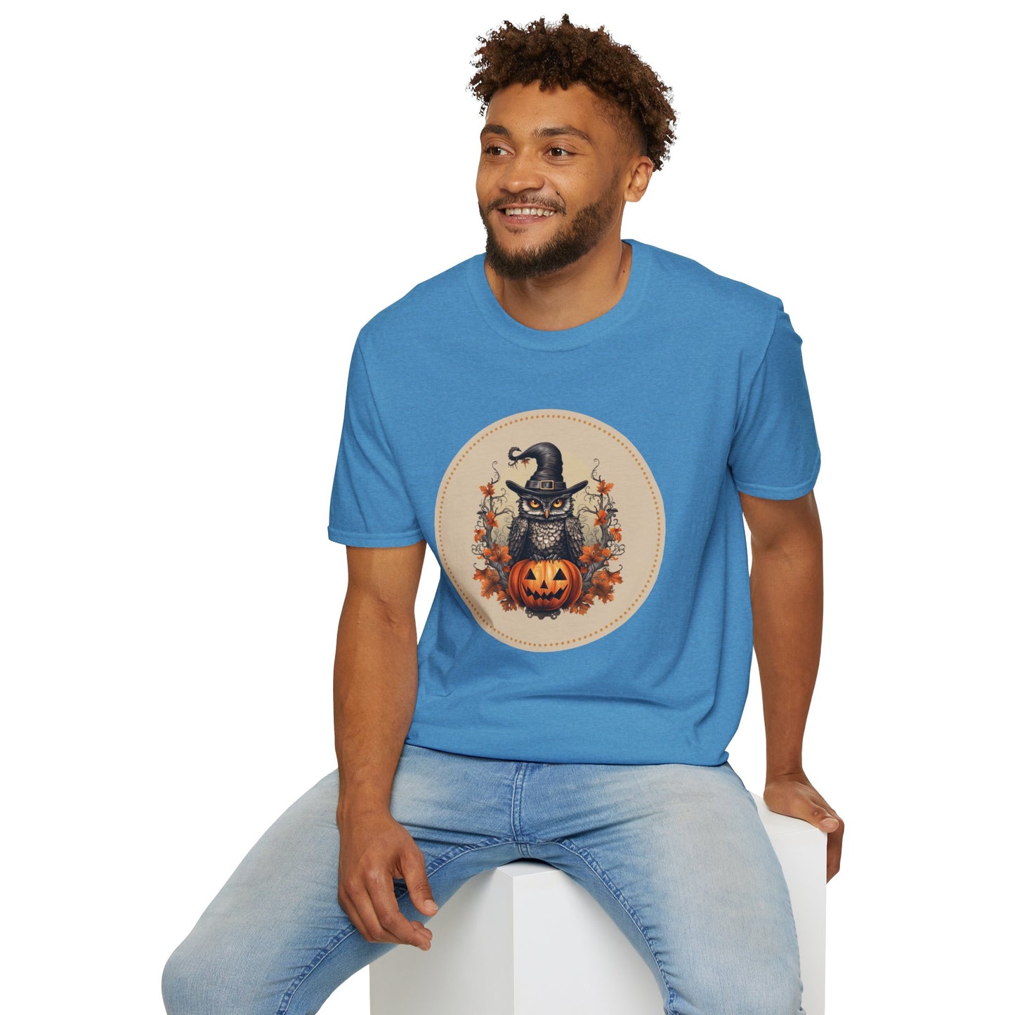 Halloween Owl Unisex Graphic T-Shirt