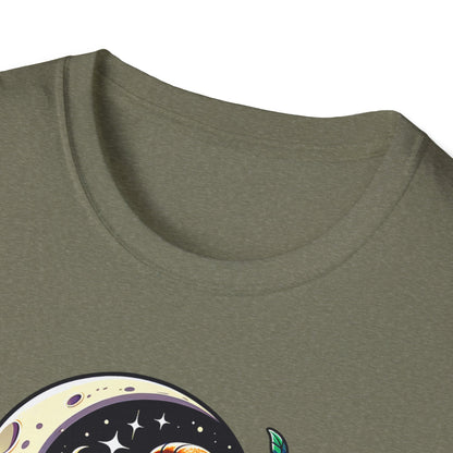 Spooky Coffee Skeleton Unisex Graphic T-Shirt