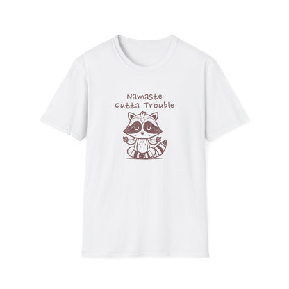 Namaste Outta Trouble Unisex Graphic T-Shirt
