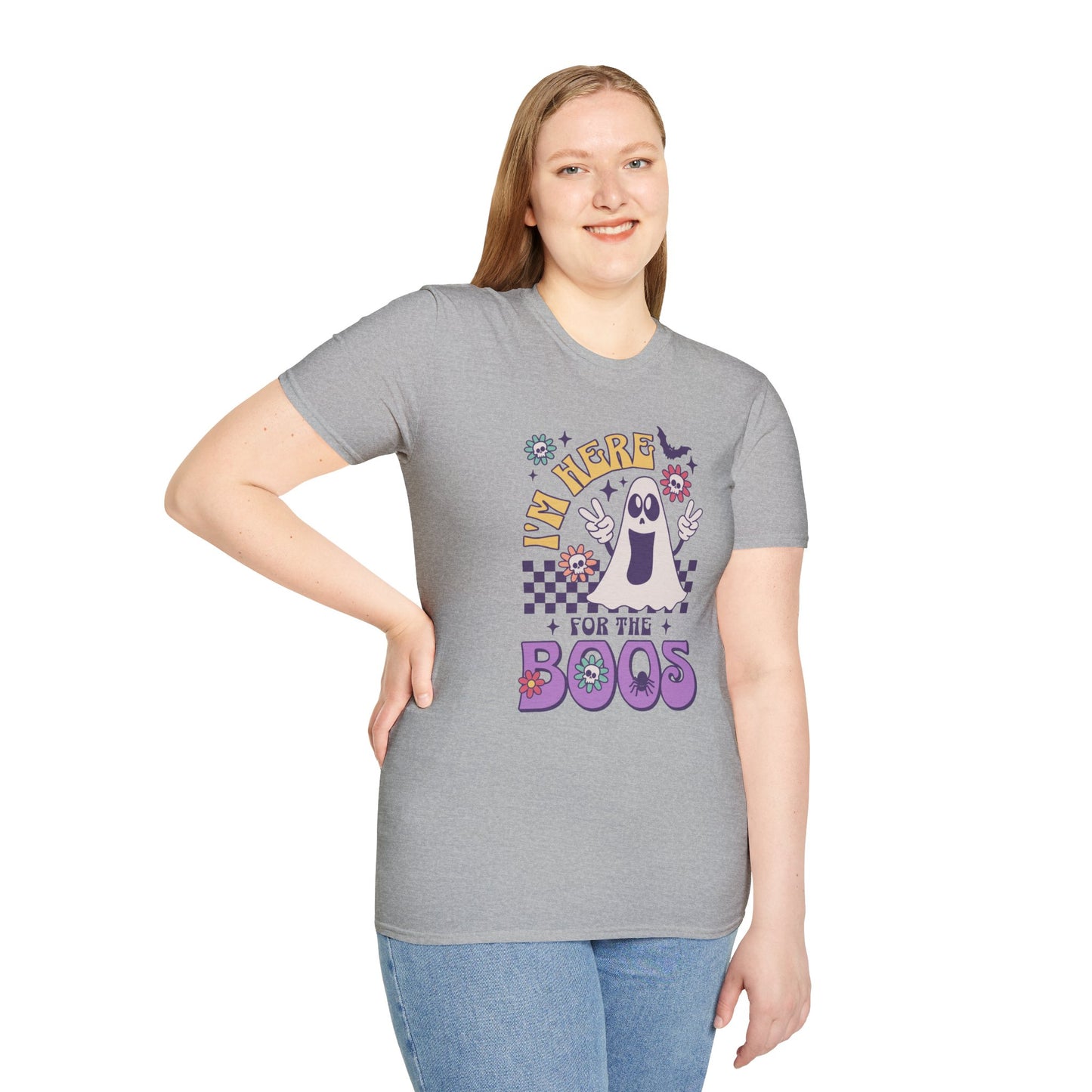 Here for the Boos Unisex Graphic T-Shirt