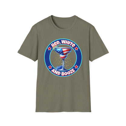 Red, White and Booze Unisex Graphic T-Shirt