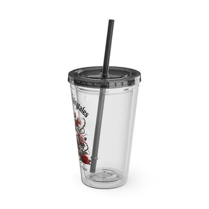 Dark Fairytale 16oz Insulated Tumbler with Straw