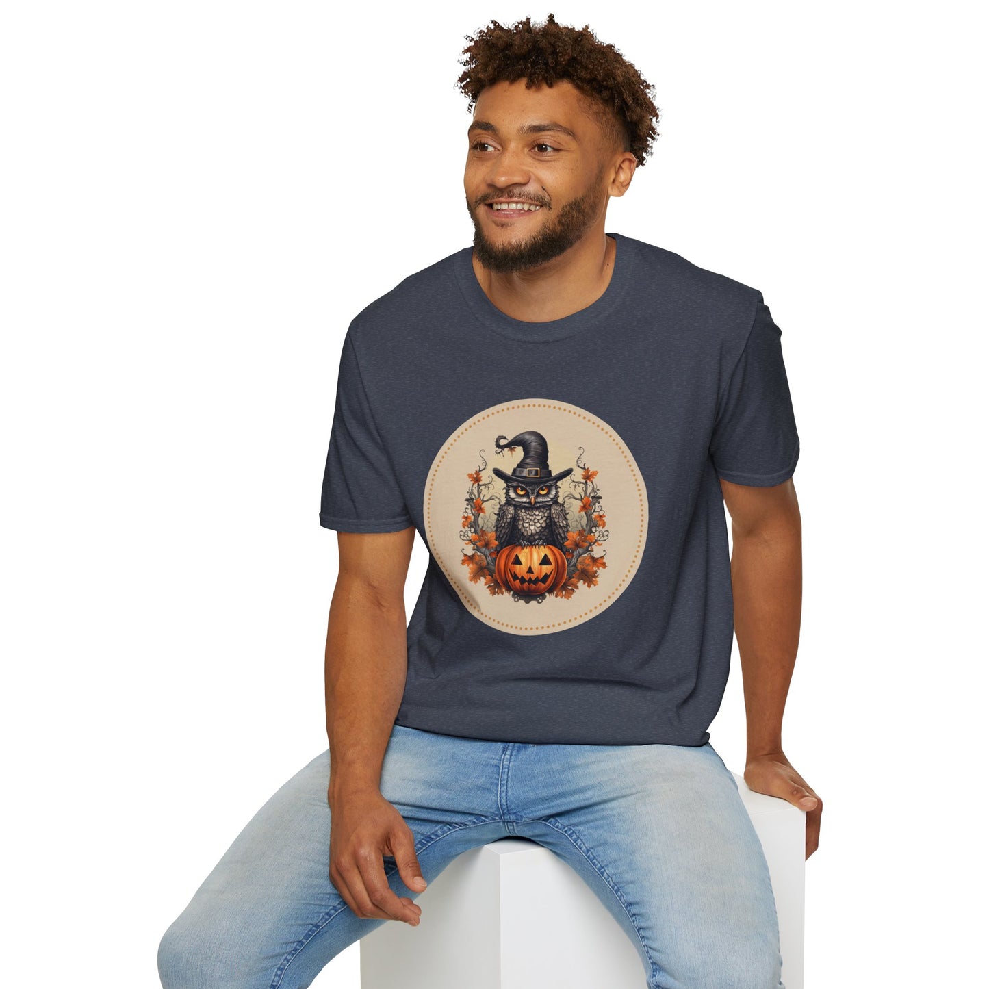 Halloween Owl Unisex Graphic T-Shirt
