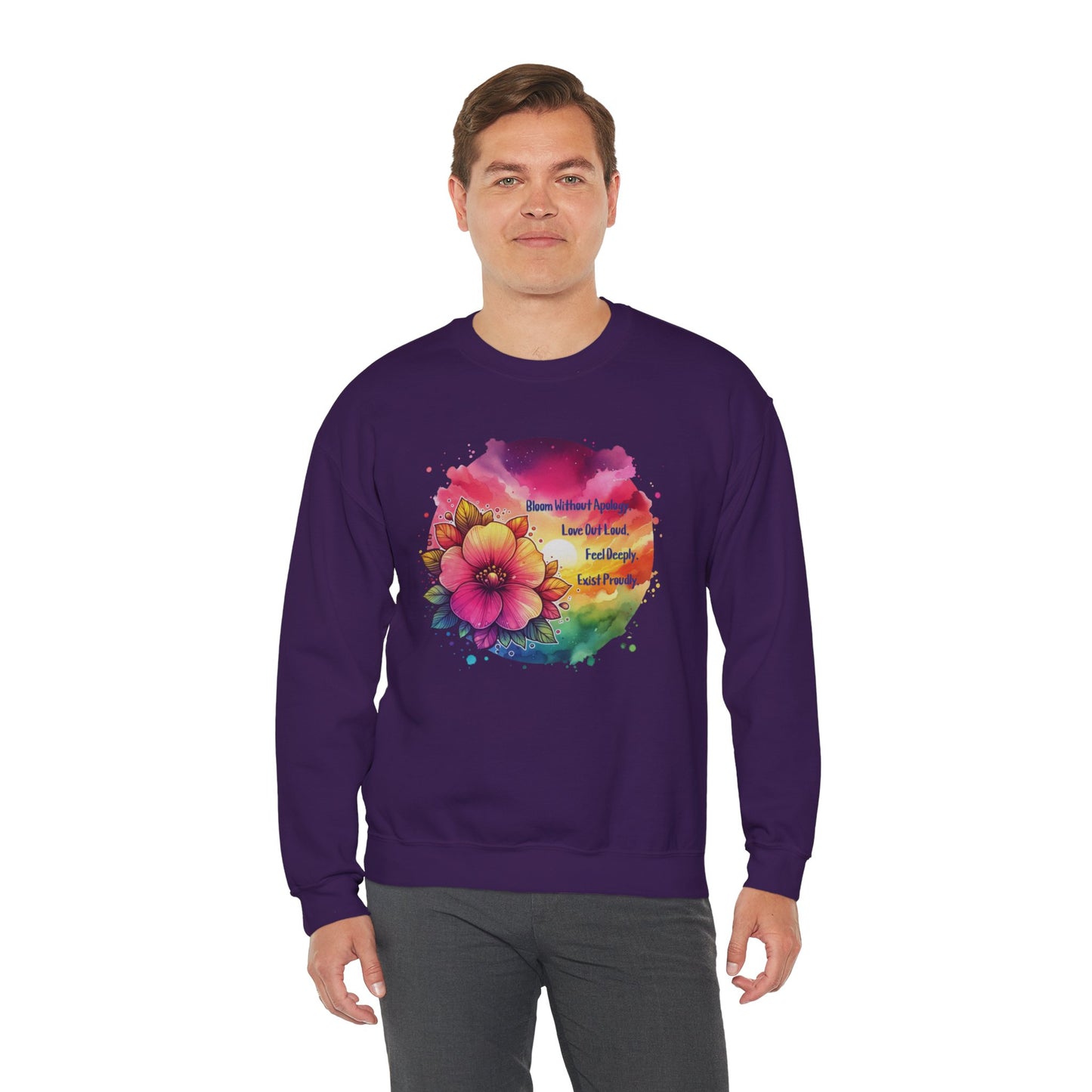 Bloom Without Apology Unisex Crewneck Sweatshirt