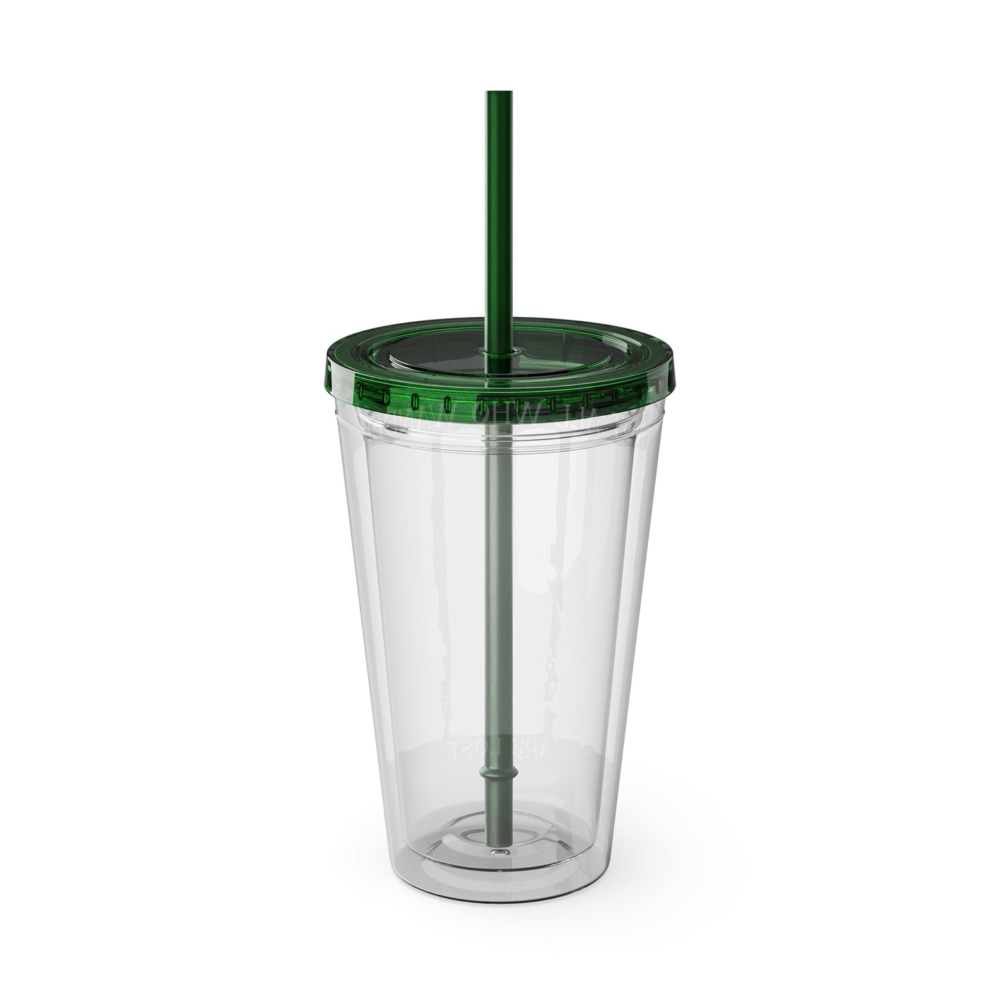 Not All Who Wander Are Lost 16oz Insulated Tumbler with Straw