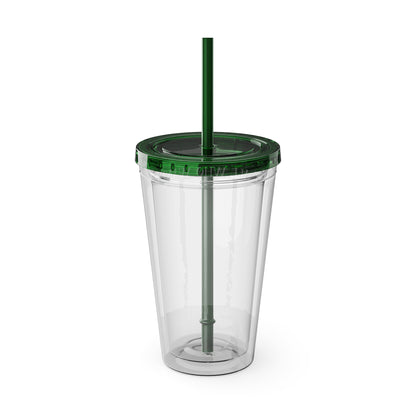 Not All Who Wander Are Lost 16oz Insulated Tumbler with Straw