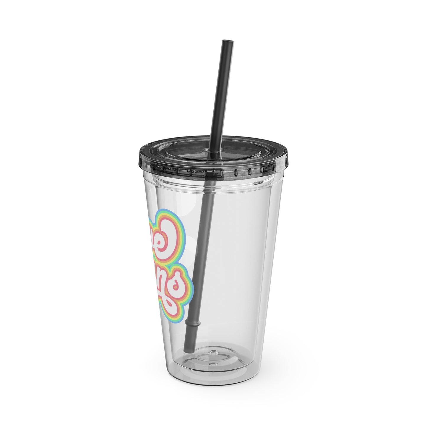 Love Wins 16oz. Insulated Tumbler with Straw
