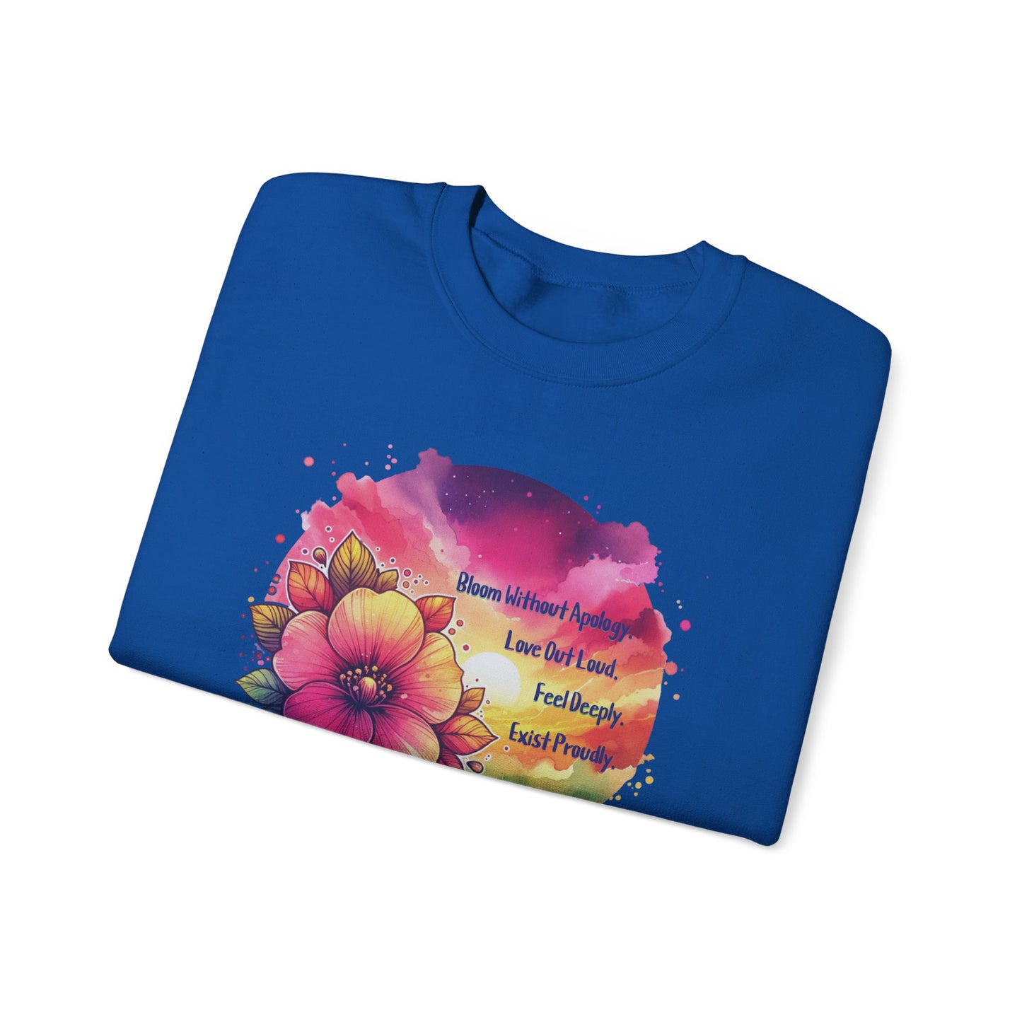 Bloom Without Apology Unisex Crewneck Sweatshirt