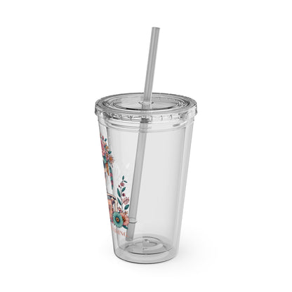 F*ck Off I'm Reading 16oz Tumbler Cup with Straw