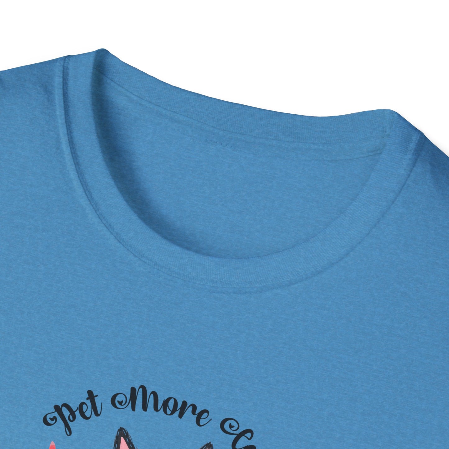 Pet More Cats Give Less F*cks Unisex T-Shirt