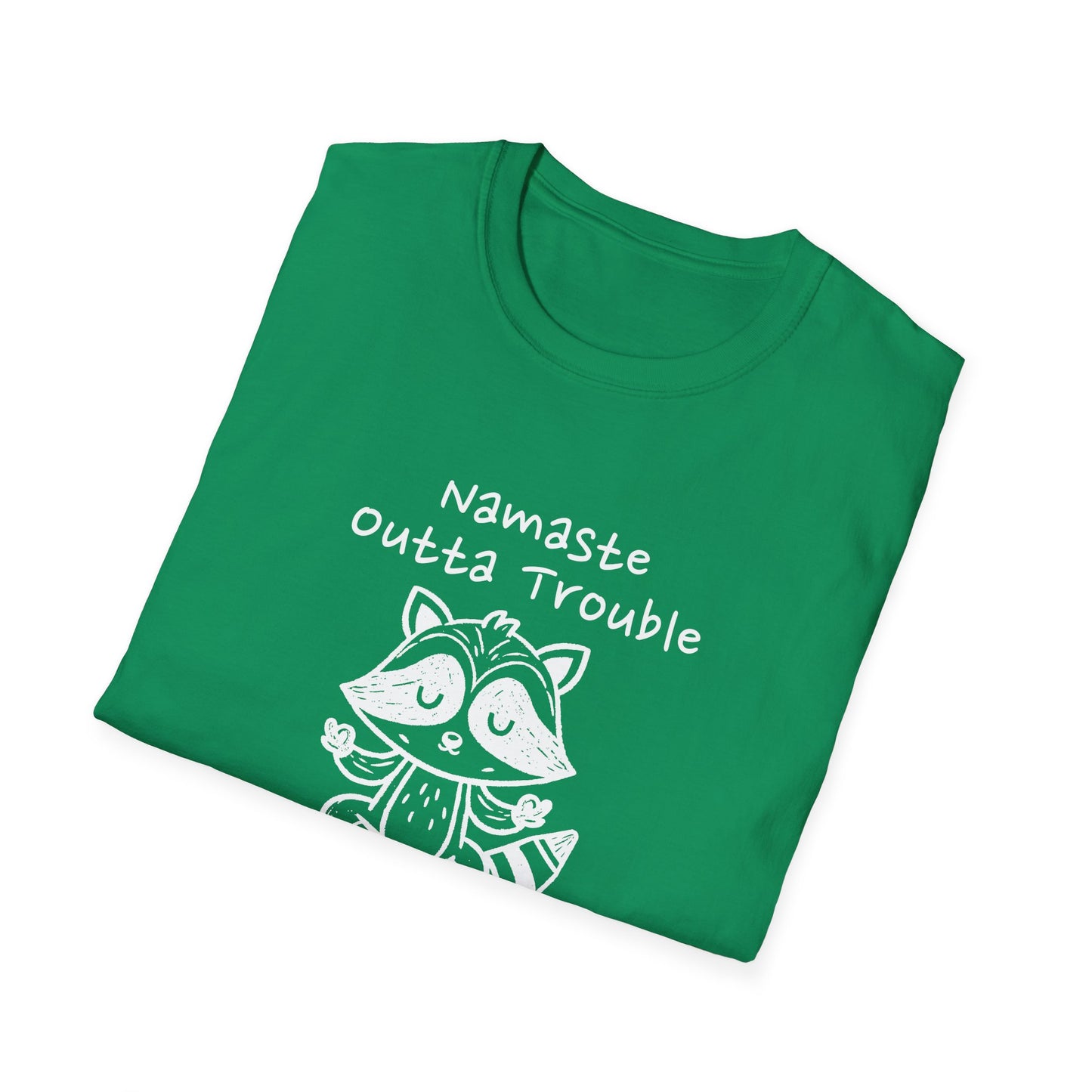 Namaste Outta Trouble Unisex Graphic T-Shirt