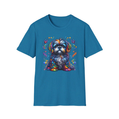 Colorful Shih Tzu Unisex Graphic T-Shirt