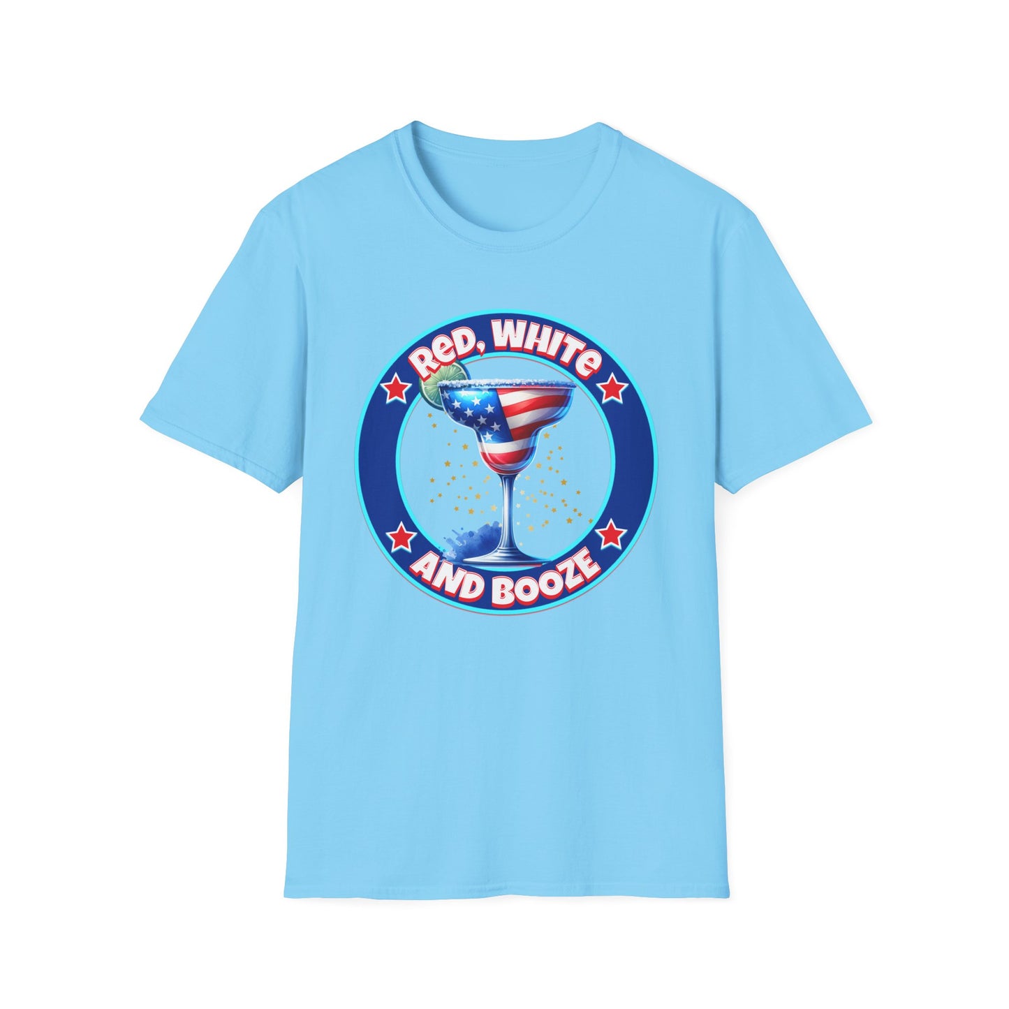 Red, White and Booze Unisex Graphic T-Shirt