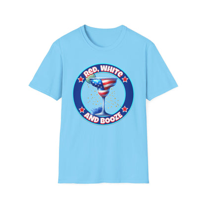 Red, White and Booze Unisex Graphic T-Shirt