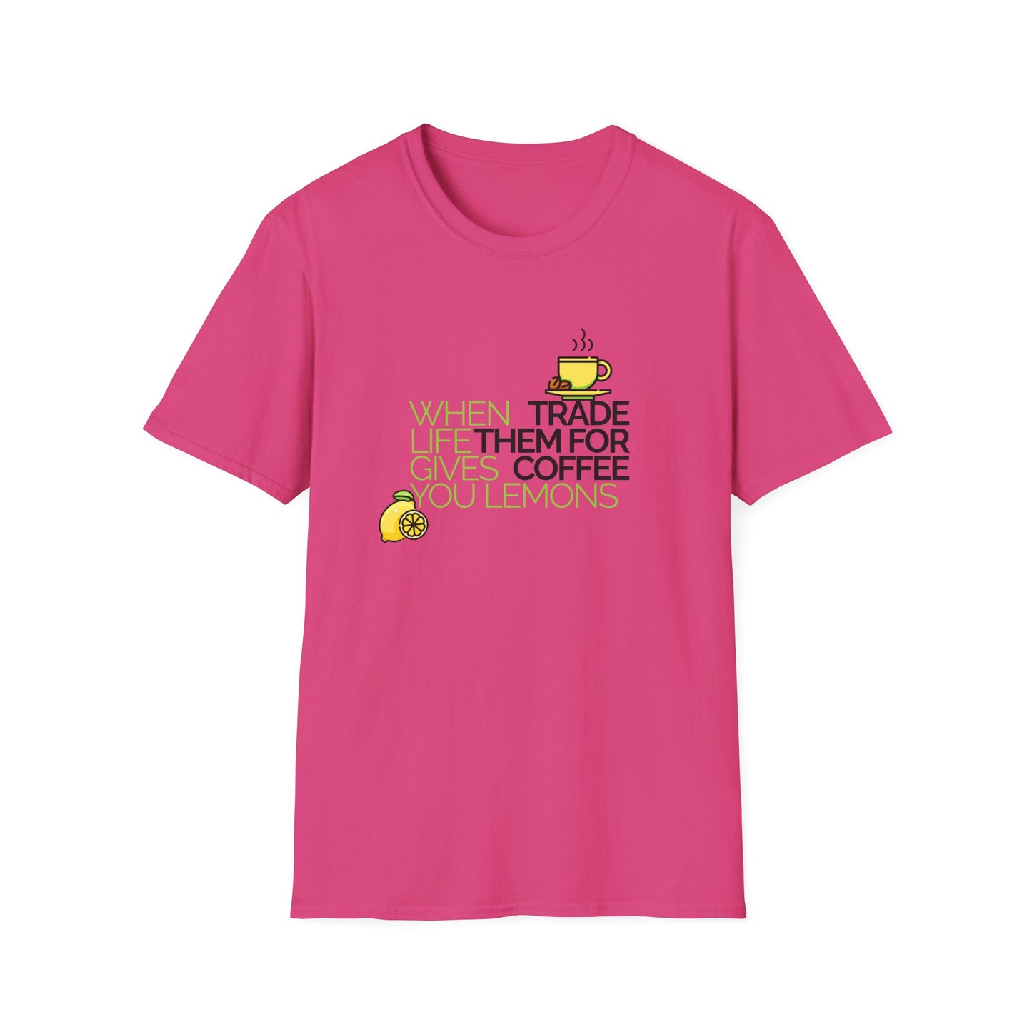 Trade Lemons for Coffee Unisex Graphic T-Shirt