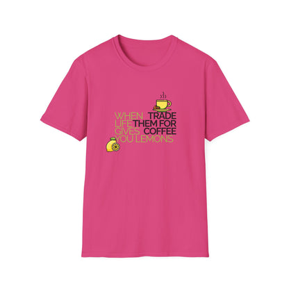 Trade Lemons for Coffee Unisex Graphic T-Shirt