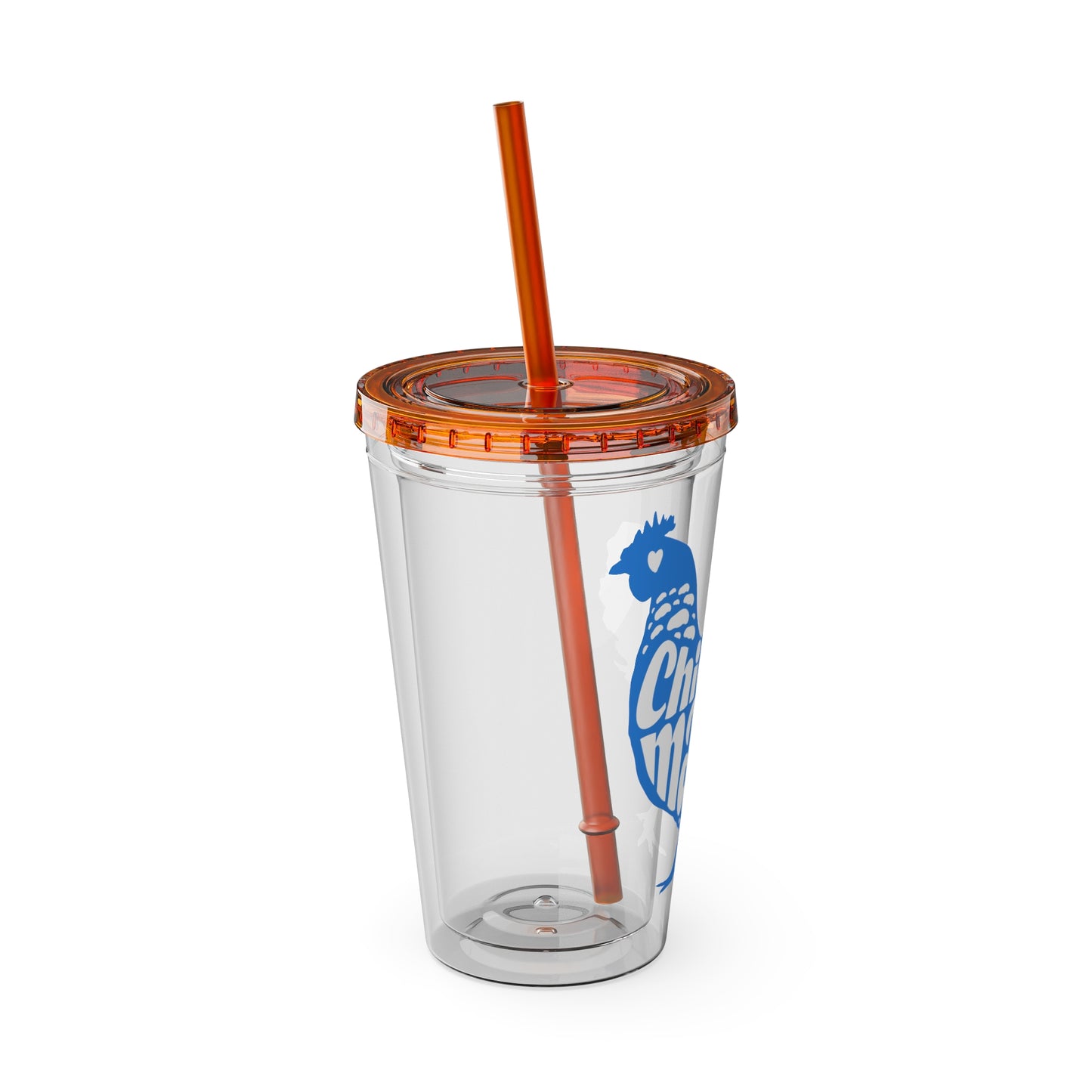 Chicken Mama 16oz Insulated Tumbler with Straw