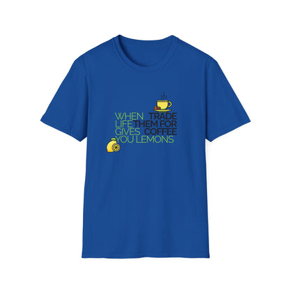 Trade Lemons for Coffee Unisex Graphic T-Shirt
