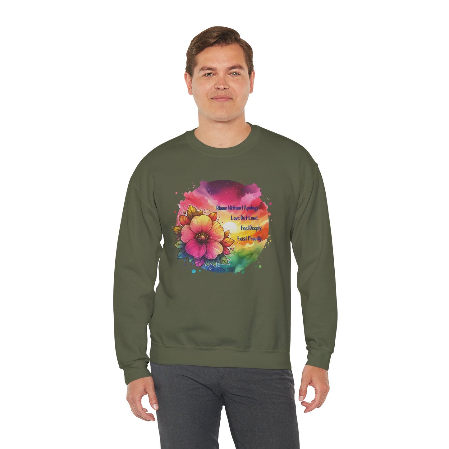 Bloom Without Apology Unisex Crewneck Sweatshirt