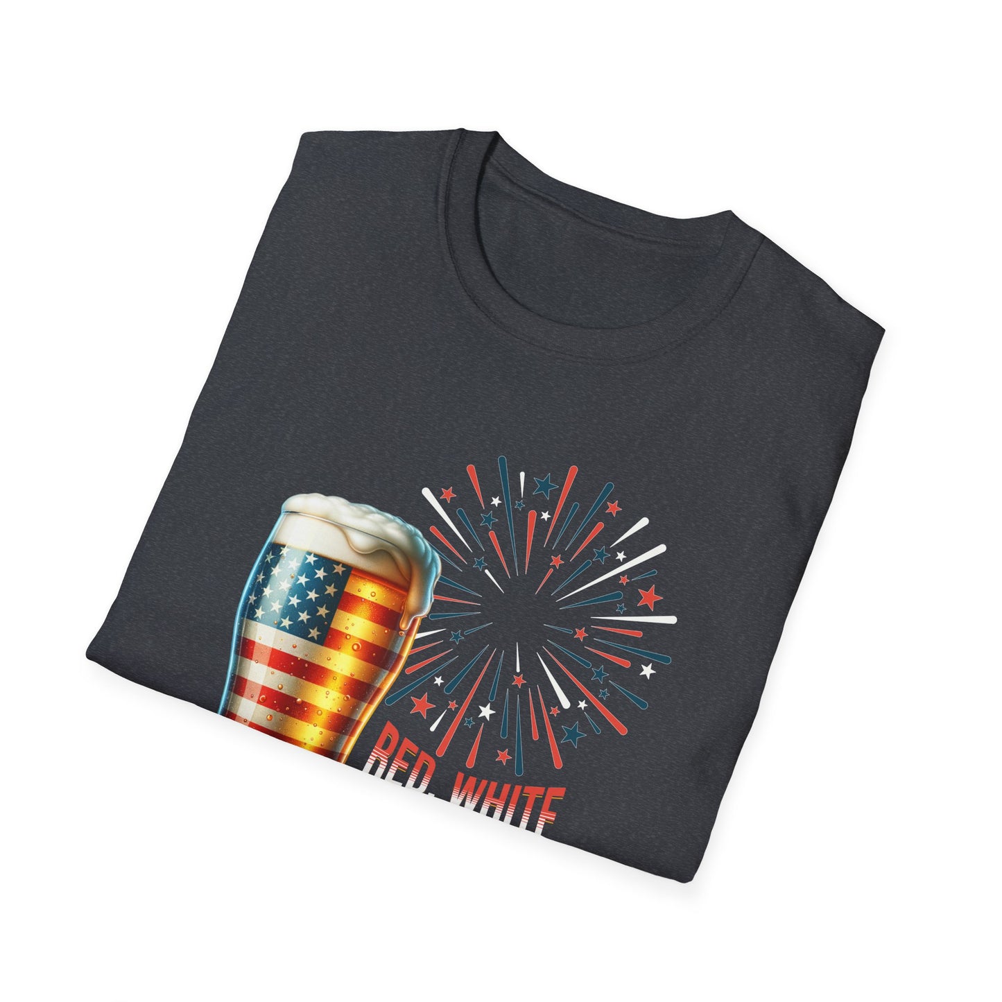 Red, White, & Brew Unisex Graphic T-Shirt