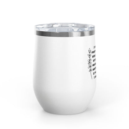Scatterbrain 12oz Insulated Wine Tumbler