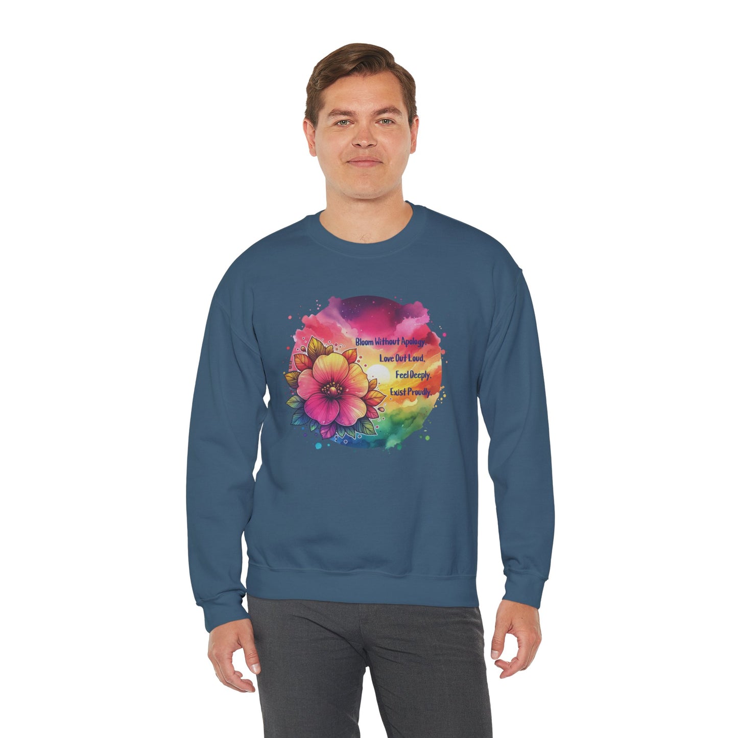 Bloom Without Apology Unisex Crewneck Sweatshirt
