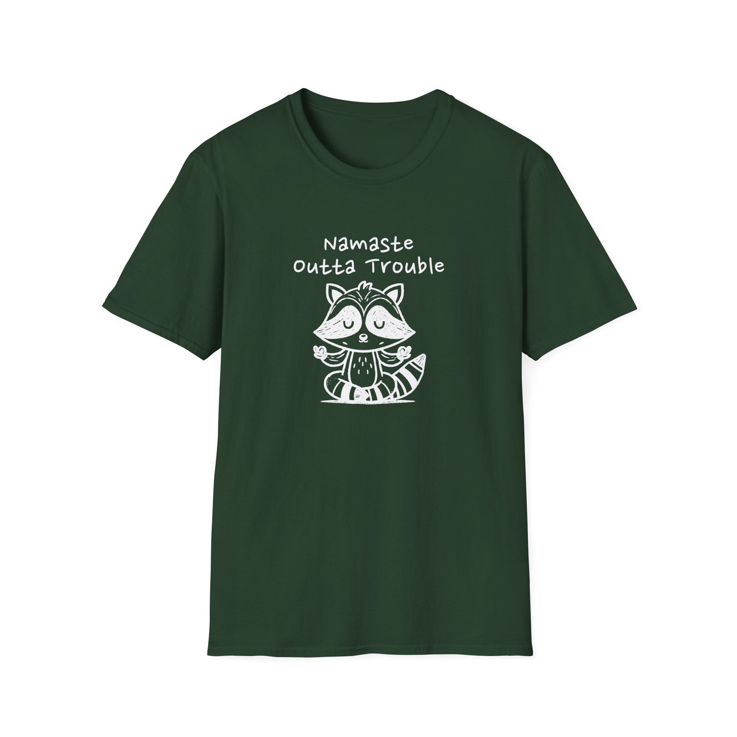 Namaste Outta Trouble Unisex Graphic T-Shirt