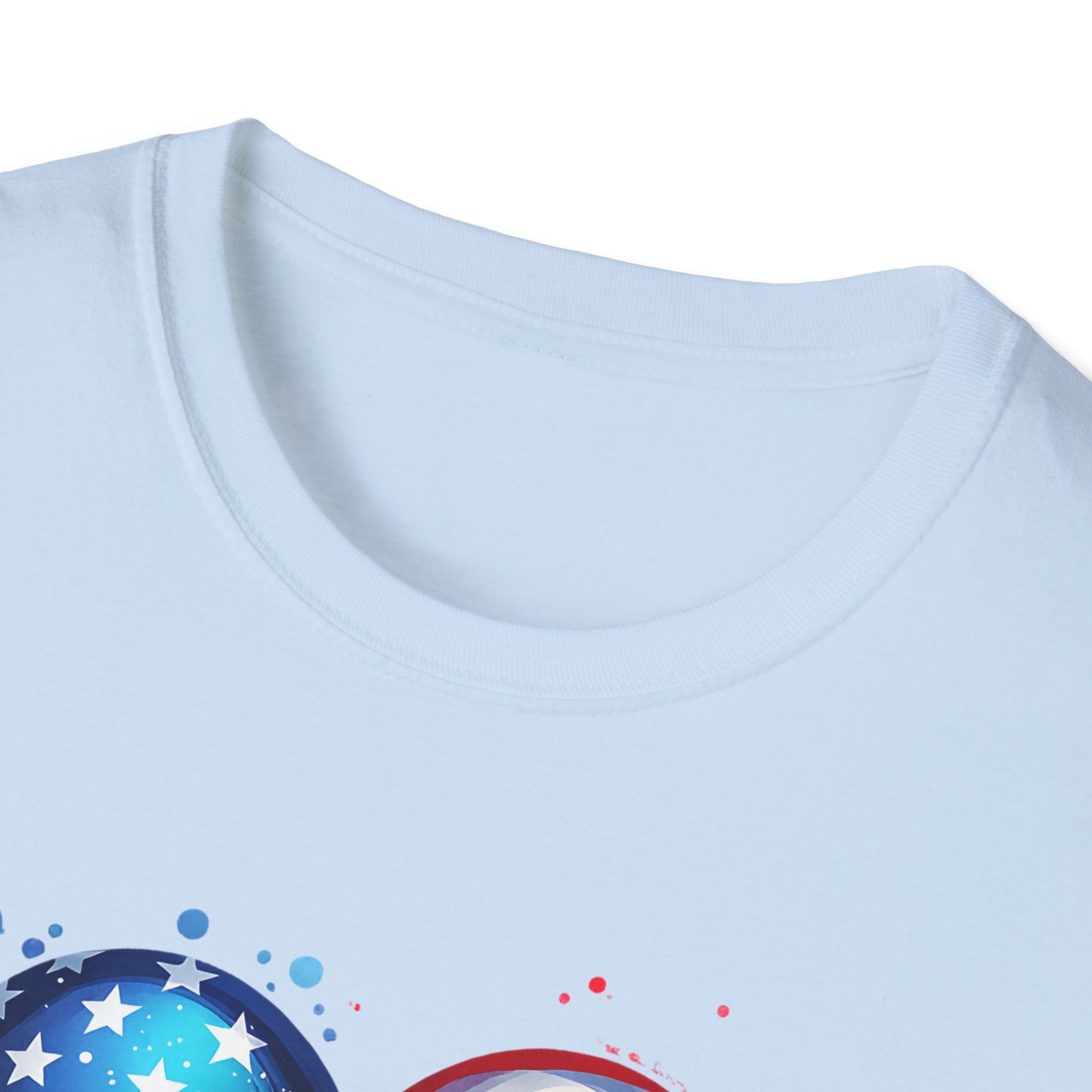 All American Heart Patriotic Unisex Graphic T-Shirt