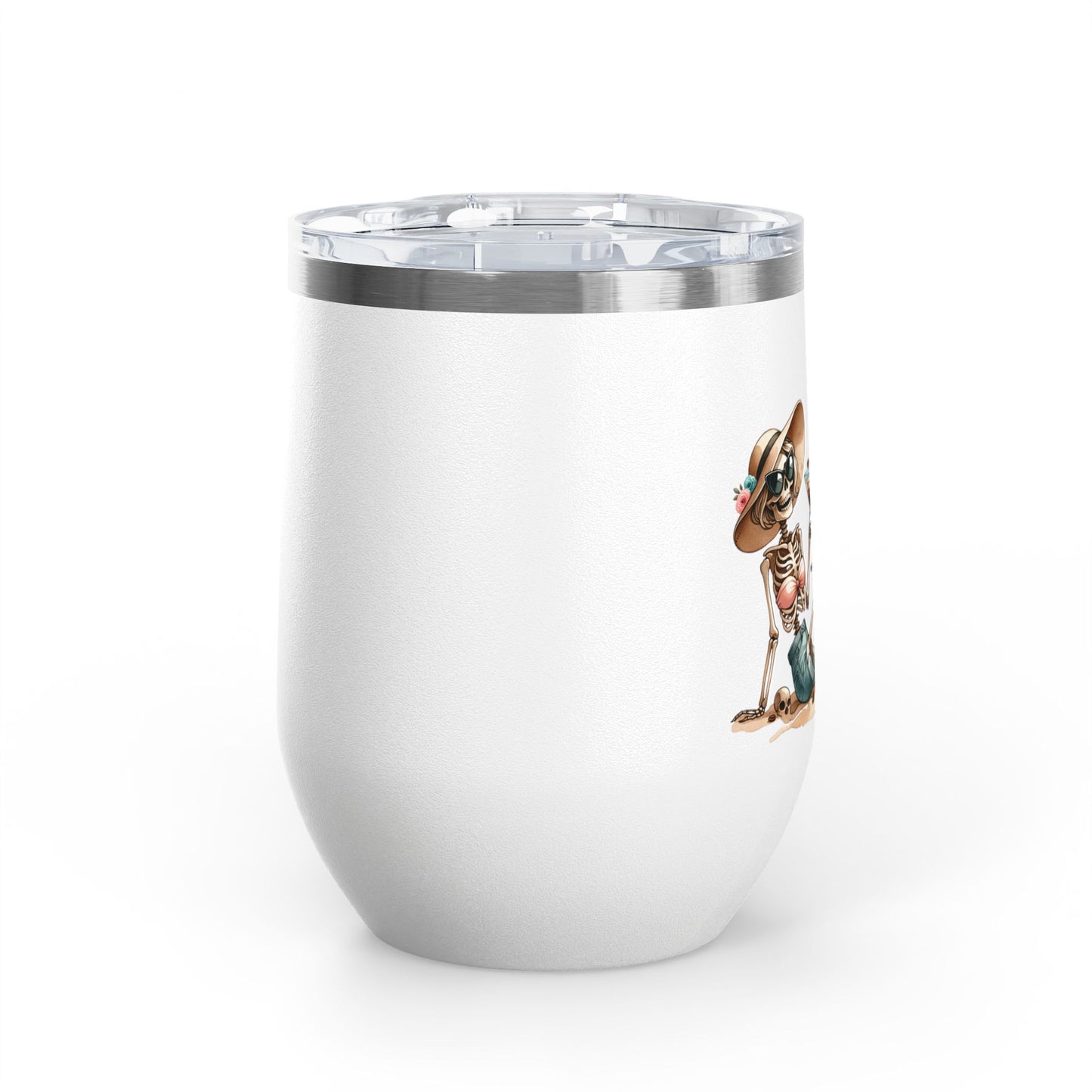 Pick Something Fun Skeleton 12oz Insulated Wine Cup
