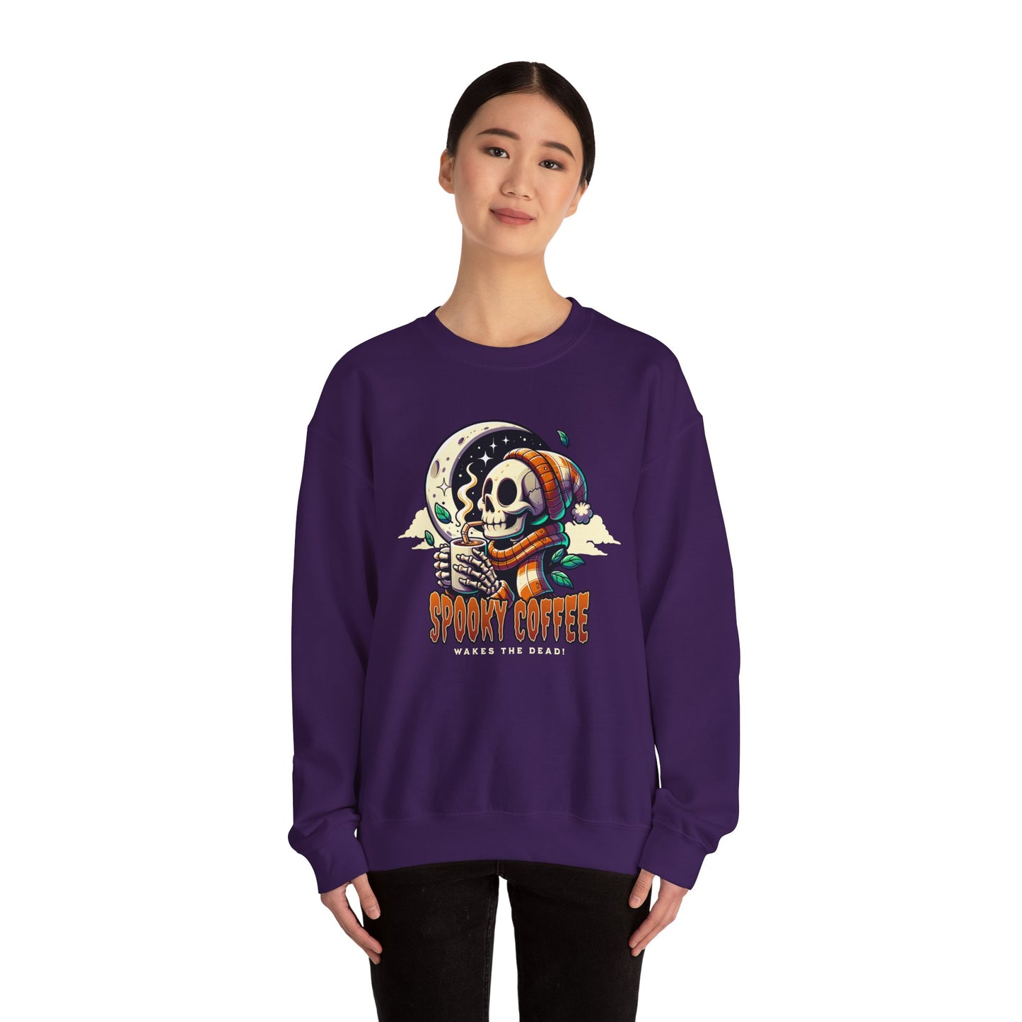 Spooky Coffee Crewneck Sweatshirt