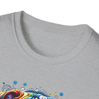 Colorful Bulldog Unisex Graphic Tee