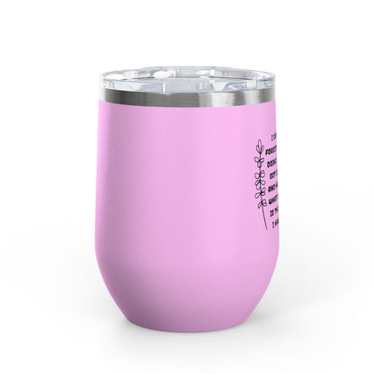 Scatterbrain 12oz Insulated Wine Tumbler