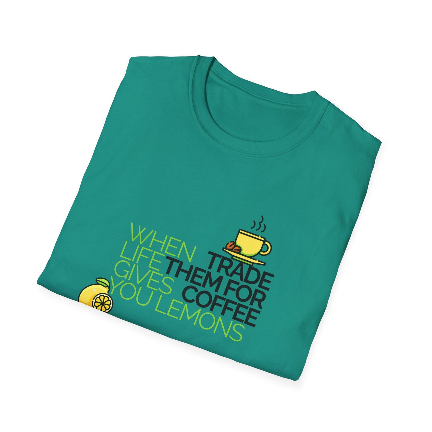 Trade Lemons for Coffee Unisex Graphic T-Shirt