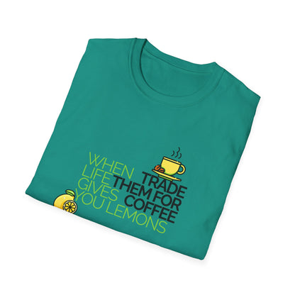 Trade Lemons for Coffee Unisex Graphic T-Shirt